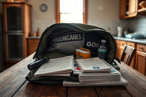Florida hurricane preparedness with essential items