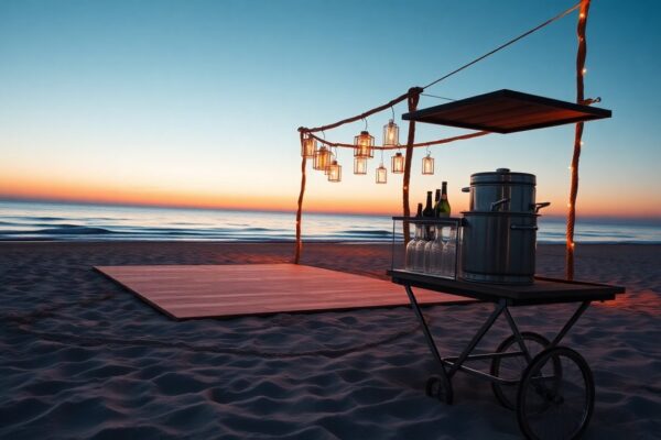 Secure beach events with proper lighting and alcohol policies